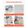 image:imageVEVOR Hamster Cage 360 Viewing Transparent Hamster Habitats Small Animal Cage228L x 150W x 213H