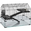 image:imageVEVOR Hamster Cage 360 Viewing Transparent Hamster Habitats Small Animal Cage295L x 173W x 240H