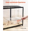 image:imageVEVOR Hamster Cage 360 Viewing Transparent Hamster Habitats Small Animal Cage378L x 185W x 217H
