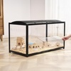 image:imageVEVOR Hamster Cage 360 Viewing Transparent Hamster Habitats Small Animal Cage378L x 185W x 217H