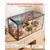 image:imageVEVOR Hamster Cage 360 Viewing Transparent Hamster Habitats Small Animal Cage472L x 236W x 254H
