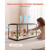 image:imageVEVOR Hamster Cage 360 Viewing Transparent Hamster Habitats Small Animal Cage472L x 236W x 254H