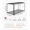 image:imageVEVOR Hamster Cage 360 Viewing Transparent Hamster Habitats Small Animal Cage472L x 236W x 254H