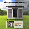 image:imageVEVOR Heated Outdoor Cat House Insulated Wooden Cat House for Cats Waterproof Feral Kitty Shelter with Heating Pad PVC Flap Door amp Openable Asphalt Roof for 13 Cats in Winter 34 x 21 x 27 inWooden House