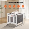 image:imageVEVOR Heated Outdoor Cat House Insulated Wooden Cat House for Cats Waterproof Feral Kitty Shelter with Heating Pad PVC Flap Door amp Openable Asphalt Roof for 13 Cats in Winter 34 x 21 x 27 inWooden House