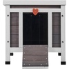 image:imageVEVOR Heated Outdoor Cat House Insulated Wooden Cat House for Cats Waterproof Feral Kitty Shelter with Heating Pad PVC Flap Door amp Openable Asphalt Roof for 13 Cats in Winter 34 x 21 x 27 inWooden House