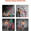 image:imageVEVOR Home Gym Equipment Leverage Gym with 21 Ratio LAT Low Row System Strength Training Machine for Squats Deadlifts Bench Press Bicep Curls Home Gym Machine Adjustable Full Body Workout Station
