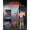 image:imageVEVOR Home Gym Equipment Leverage Gym with 21 Ratio LAT Low Row System Strength Training Machine for Squats Deadlifts Bench Press Bicep Curls Home Gym Machine Adjustable Full Body Workout Station