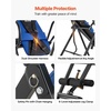 image:imageVEVOR Inversion Table 300 lbs Capacity Heavy Duty Back Inverter Stretcher Inverted Table with DualRoller Locking Decompression Tables for Shoulders Neck MultiAngle Adjustable Tether StrapBlack  Blue