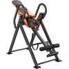 image:imageVEVOR Inversion Table 300 lbs Capacity Heavy Duty Back Inverter Stretcher Inverted Table with DualRoller Locking Decompression Tables for Shoulders Neck MultiAngle Adjustable Tether StrapBlack  Orange