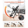 image:imageVEVOR Inversion Table 300 lbs Capacity Heavy Duty Back Inverter Stretcher Inverted Table with Stable Structure DualRoller Locking Decompression Tables for Shoulders Neck Back Knees