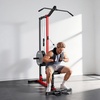 image:imageVEVOR LAT Pull Down Machine 3in1 Row Cable Machine Cable Machines Home Gym with 3Level Adjustable Seat 4Level Adjustable Foam Roller Load 400 lbs LAT Tower for Back Chest Tricep Black