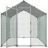 image:imageVEVOR Large Metal Chicken Coop98 x 98 x 66 ft Walkin Chicken Run House with Waterproof Cover amp Sturdy Frame Spire Roof Poultry Cage Duck Pen for Rabbit Hen Goose Outdoor Backyard Farm Use787L x 787W x 787H