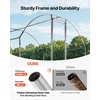 image:imageVEVOR Large Metal Chicken Coop98 x 98 x 66 ft Walkin Chicken Run House with Waterproof Cover amp Sturdy Frame Spire Roof Poultry Cage Duck Pen for Rabbit Hen Goose Outdoor Backyard Farm Use2992L x 1063W x 787H
