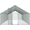 image:imageVEVOR Large Metal Chicken Coop98 x 98 x 66 ft Walkin Chicken Run House with Waterproof Cover amp Sturdy Frame Spire Roof Poultry Cage Duck Pen for Rabbit Hen Goose Outdoor Backyard Farm Use2362L x 1181W x 667H