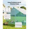 image:imageVEVOR Large Metal Chicken Coop98 x 98 x 66 ft Walkin Chicken Run House with Waterproof Cover amp Sturdy Frame Spire Roof Poultry Cage Duck Pen for Rabbit Hen Goose Outdoor Backyard Farm Use1176L x 792W x 792H