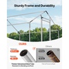 image:imageVEVOR Large Metal Chicken Coop98 x 98 x 66 ft Walkin Chicken Run House with Waterproof Cover amp Sturdy Frame Spire Roof Poultry Cage Duck Pen for Rabbit Hen Goose Outdoor Backyard Farm Use787L x 787W x 787H
