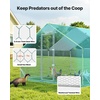 image:imageVEVOR Large Metal Chicken Coop98 x 98 x 66 ft Walkin Chicken Run House with Waterproof Cover amp Sturdy Frame Spire Roof Poultry Cage Duck Pen for Rabbit Hen Goose Outdoor Backyard Farm Use1181L x 1181W x 787H