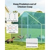 image:imageVEVOR Large Metal Chicken Coop98 x 98 x 66 ft Walkin Chicken Run House with Waterproof Cover amp Sturdy Frame Spire Roof Poultry Cage Duck Pen for Rabbit Hen Goose Outdoor Backyard Farm Use2362L x 1181W x 667H
