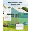 image:imageVEVOR Large Metal Chicken Coop98 x 98 x 66 ft Walkin Chicken Run House with Waterproof Cover amp Sturdy Frame Spire Roof Poultry Cage Duck Pen for Rabbit Hen Goose Outdoor Backyard Farm Use787L x 787W x 787H