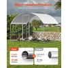 image:imageVEVOR Large Metal Chicken Coop98 x 98 x 66 ft Walkin Chicken Run House with Waterproof Cover amp Sturdy Frame Spire Roof Poultry Cage Duck Pen for Rabbit Hen Goose Outdoor Backyard Farm Use1181L x 787W x 787H