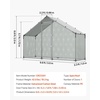 image:imageVEVOR Large Metal Chicken Coop98 x 98 x 66 ft Walkin Chicken Run House with Waterproof Cover amp Sturdy Frame Spire Roof Poultry Cage Duck Pen for Rabbit Hen Goose Outdoor Backyard Farm Use1181L x 394W x 787H