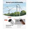 image:imageVEVOR Large Metal Chicken Coop98 x 98 x 66 ft Walkin Chicken Run House with Waterproof Cover amp Sturdy Frame Spire Roof Poultry Cage Duck Pen for Rabbit Hen Goose Outdoor Backyard Farm Use1181L x 1181W x 787H