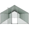 image:imageVEVOR Large Metal Chicken Coop98 x 98 x 66 ft Walkin Chicken Run House with Waterproof Cover amp Sturdy Frame Spire Roof Poultry Cage Duck Pen for Rabbit Hen Goose Outdoor Backyard Farm Use3149L x 1181W x 787H
