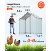 image:imageVEVOR Large Metal Chicken Coop98 x 98 x 66 ft Walkin Chicken Run House with Waterproof Cover amp Sturdy Frame Spire Roof Poultry Cage Duck Pen for Rabbit Hen Goose Outdoor Backyard Farm Use787L x 394W x 787H