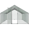 image:imageVEVOR Large Metal Chicken Coop98 x 98 x 66 ft Walkin Chicken Run House with Waterproof Cover amp Sturdy Frame Spire Roof Poultry Cage Duck Pen for Rabbit Hen Goose Outdoor Backyard Farm Use1186L x 1547W x 784H