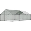 image:imageVEVOR Large Metal Chicken Coop98 x 98 x 66 ft Walkin Chicken Run House with Waterproof Cover amp Sturdy Frame Spire Roof Poultry Cage Duck Pen for Rabbit Hen Goose Outdoor Backyard Farm Use2362L x 1181W x 667H