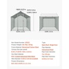 image:imageVEVOR Large Metal Chicken Coop98 x 98 x 66 ft Walkin Chicken Run House with Waterproof Cover amp Sturdy Frame Spire Roof Poultry Cage Duck Pen for Rabbit Hen Goose Outdoor Backyard Farm Use787L x 787W x 787H
