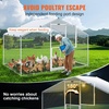 image:imageVEVOR Large Metal Chicken Coop98 x 98 x 66 ft Walkin Chicken Run House with Waterproof Cover amp Sturdy Frame Spire Roof Poultry Cage Duck Pen for Rabbit Hen Goose Outdoor Backyard Farm Use1180L x 780W x 780H