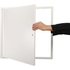image:imageVEVOR Metal Access Panel for Drywall Ceiling 16 x 16 Inch Plumbing Access Doors with Cam Latch Lock HeavyDuty Steel Wall Hole Cover Easy Install Removable Hinged Panel for Wiring amp Cables Silver16x16in