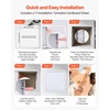 image:imageVEVOR Metal Access Panel for Drywall Ceiling 16 x 16 Inch Plumbing Access Doors with Cam Latch Lock HeavyDuty Steel Wall Hole Cover Easy Install Removable Hinged Panel for Wiring amp Cables Silver18x18inch