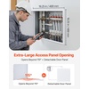 image:imageVEVOR Metal Access Panel for Drywall Ceiling 16 x 16 Inch Plumbing Access Doors with Cam Latch Lock HeavyDuty Steel Wall Hole Cover Easy Install Removable Hinged Panel for Wiring amp Cables Silver18x18inch