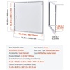 image:imageVEVOR Metal Access Panel for Drywall Ceiling 16 x 16 Inch Plumbing Access Doors with Cam Latch Lock HeavyDuty Steel Wall Hole Cover Easy Install Removable Hinged Panel for Wiring amp Cables Silver18x18inch