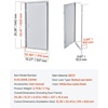 image:imageVEVOR Metal Access Panel for Drywall Ceiling 16 x 16 Inch Plumbing Access Doors with Cam Latch Lock HeavyDuty Steel Wall Hole Cover Easy Install Removable Hinged Panel for Wiring amp Cables Silver12x24inch