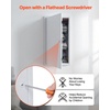 image:imageVEVOR Metal Access Panel for Drywall Ceiling 16 x 16 Inch Plumbing Access Doors with Cam Latch Lock HeavyDuty Steel Wall Hole Cover Easy Install Removable Hinged Panel for Wiring amp Cables Silver12x24inch