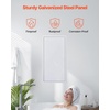 image:imageVEVOR Metal Access Panel for Drywall Ceiling 16 x 16 Inch Plumbing Access Doors with Cam Latch Lock HeavyDuty Steel Wall Hole Cover Easy Install Removable Hinged Panel for Wiring amp Cables Silver14x29inch