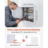 image:imageVEVOR Metal Access Panel for Drywall Ceiling 16 x 16 Inch Plumbing Access Doors with Cam Latch Lock HeavyDuty Steel Wall Hole Cover Easy Install Removable Hinged Panel for Wiring amp Cables Silver12x12inch
