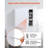 image:imageVEVOR Metal Access Panel for Drywall Ceiling 16 x 16 Inch Plumbing Access Doors with Cam Latch Lock HeavyDuty Steel Wall Hole Cover Easy Install Removable Hinged Panel for Wiring amp Cables Silver14x14inch