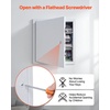 image:imageVEVOR Metal Access Panel for Drywall Ceiling 16 x 16 Inch Plumbing Access Doors with Cam Latch Lock HeavyDuty Steel Wall Hole Cover Easy Install Removable Hinged Panel for Wiring amp Cables Silver18x18inch