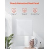 image:imageVEVOR Metal Access Panel for Drywall Ceiling 16 x 16 Inch Plumbing Access Doors with Cam Latch Lock HeavyDuty Steel Wall Hole Cover Easy Install Removable Hinged Panel for Wiring amp Cables Silver18x18inch