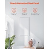 image:imageVEVOR Metal Access Panel for Drywall Ceiling 16 x 16 Inch Plumbing Access Doors with Cam Latch Lock HeavyDuty Steel Wall Hole Cover Easy Install Removable Hinged Panel for Wiring amp Cables Silver12x24inch