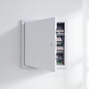 image:imageVEVOR Metal Access Panel for Drywall Ceiling 16 x 16 Inch Plumbing Access Doors with Cam Latch Lock HeavyDuty Steel Wall Hole Cover Easy Install Removable Hinged Panel for Wiring amp Cables Silver18x18inch