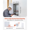 image:imageVEVOR Metal Access Panel for Drywall Ceiling 16 x 16 Inch Plumbing Access Doors with Cam Latch Lock HeavyDuty Steel Wall Hole Cover Easy Install Removable Hinged Panel for Wiring amp Cables Silver14x29inch