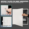 image:imageVEVOR Metal Access Panel for Drywall Ceiling 16 x 16 Inch Plumbing Access Doors with Cam Latch Lock HeavyDuty Steel Wall Hole Cover Easy Install Removable Hinged Panel for Wiring amp Cables Silver24x24in