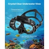 image:imageVEVOR Mini Scuba Tank 1L Portable Diving Tank for Underwater Breathing Reusable Lung Diving Cylinder up to 20 Minutes Dive Time Emergency Rescue Pony Bottle with Adapter amp Goggles for Snorkeling