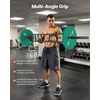 image:imageVEVOR MultiGrip Barbell 2inch 3 Positions Swiss Bar 550 LBS Capacity Heavy Duty Swiss Barbell Training Equipment with 2 Collars and Knurled Grips for Home Gym Support Pressing Lifting Curls